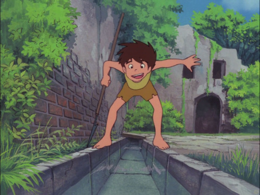 Future Boy Conan 03 ruins